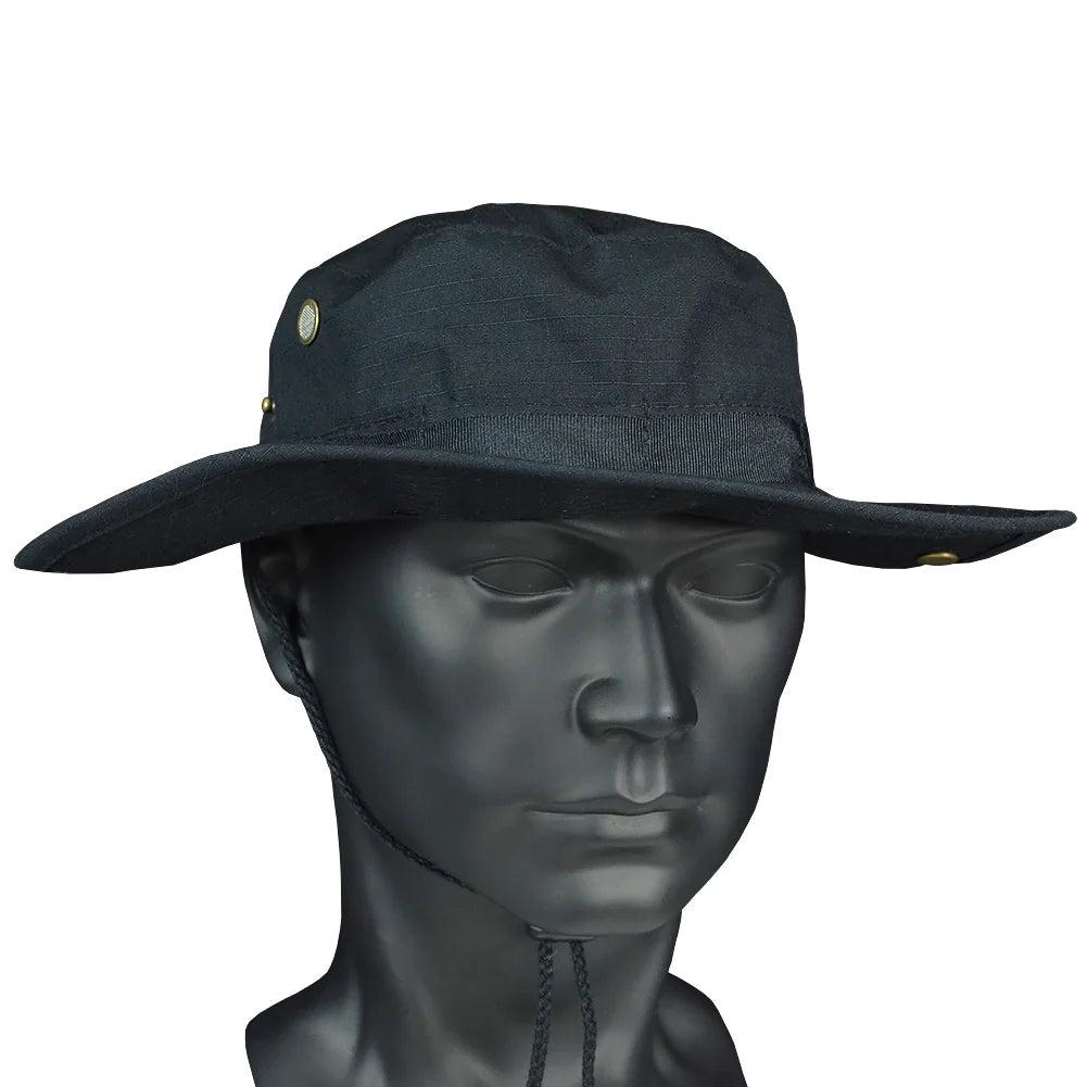 Tactical Airsoft  Sniper Camouflage Boonie Hats Nepalese Cap Militares Army Mens American Military Accessories A-tacs FG