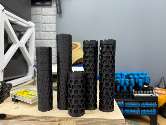 3d Printed Hex suppressor