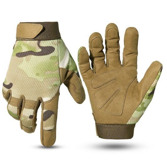 Paintball Bicycle Motorcycle Shoot Work Gear Camo Gloves-1