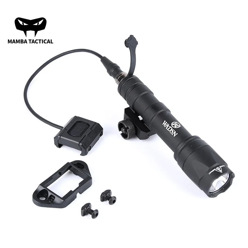 Tactical SF M600 M600B Flashlight Scout Lamp Fit MLOK KEYMOD Switch M600C White LED Light AR15 Rifle Airsoft Hunting Accessories