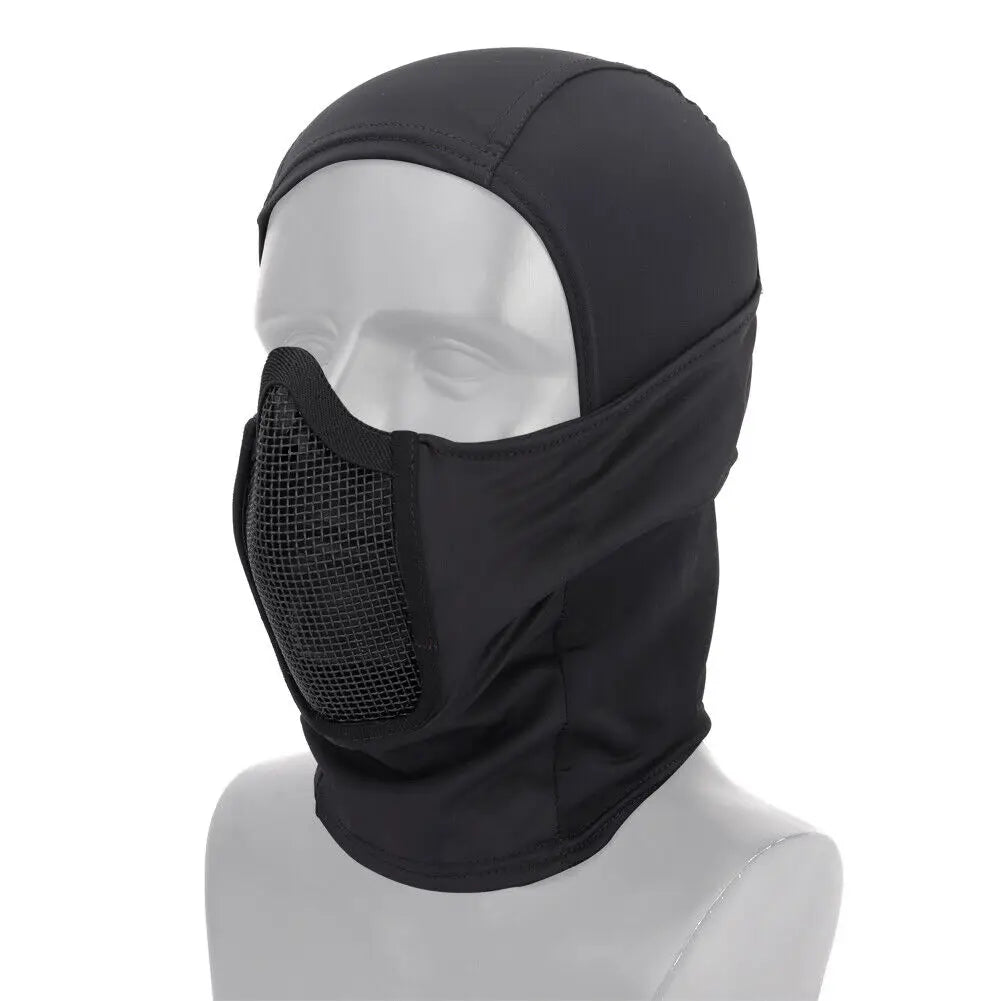 Motorcycle Balaclava Breathable Army Protection Mask Universal Tactical Headgear CS Hunting Airsoft Wargame Military Sports Mask