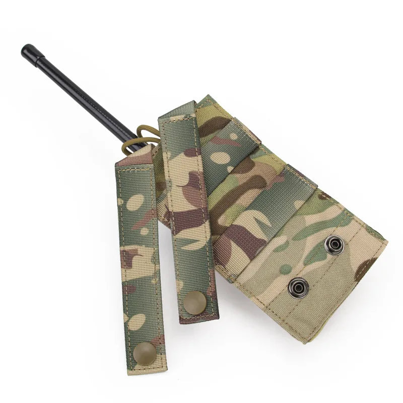 1000D Nylon Tactical Universal MOLLE Walkie Talkie Bag Military Hunting Portable Airsoft Accessories Wargame CS Gear Supplies