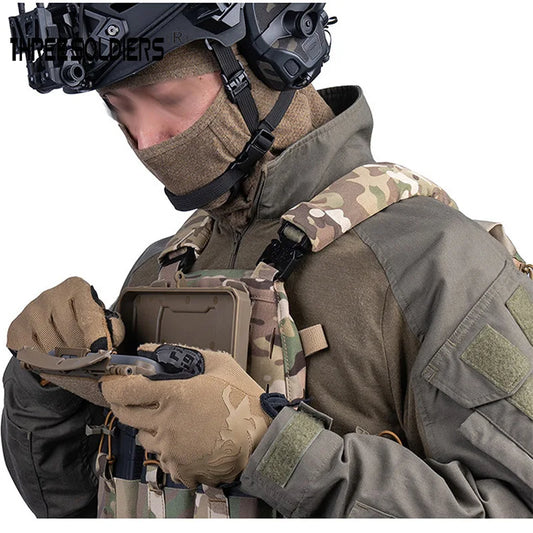 Tactical Phone Case Universal Phone Molle Holder Pouch For Map Navigation Airsoft Hunting Vest Plate Carrier Accessory