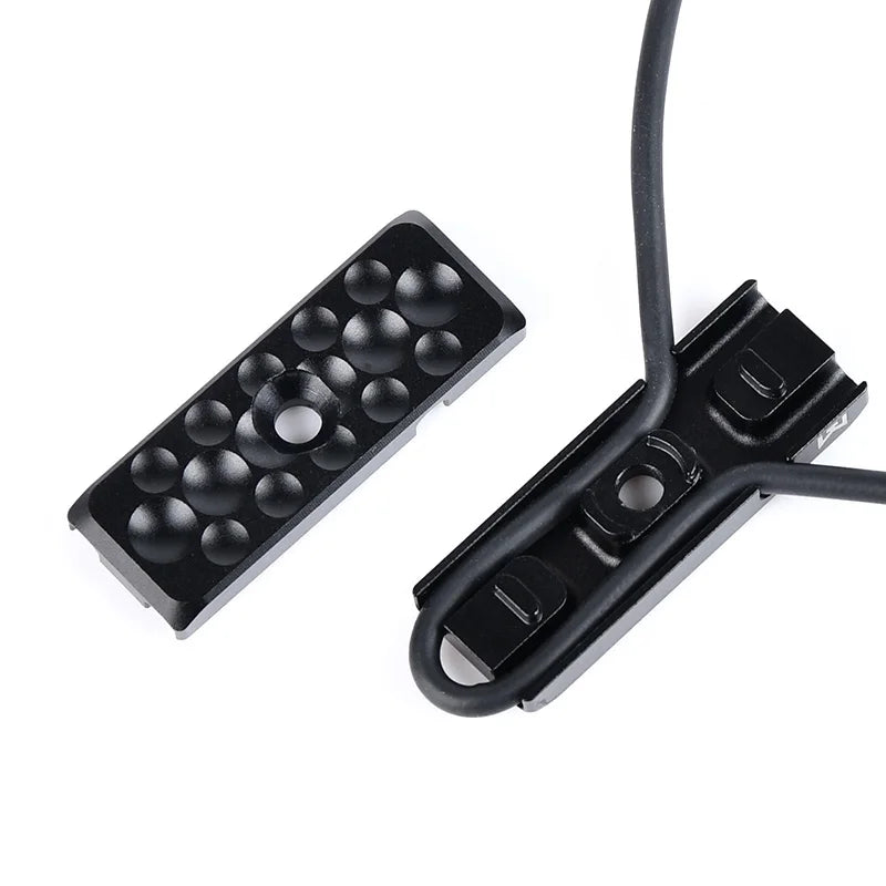 Wire Guide Pressure Remote Switch Mlok Keymod System laser flashlight Cable Management airsoft metal Toy Gun accessories