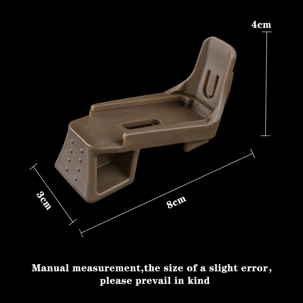 Tactical Airsoft GBB PMAG Magazine Base Quick-Pull Prone Support With PEQ Night Vision Scope Adjustment Tool For Shooting Drill