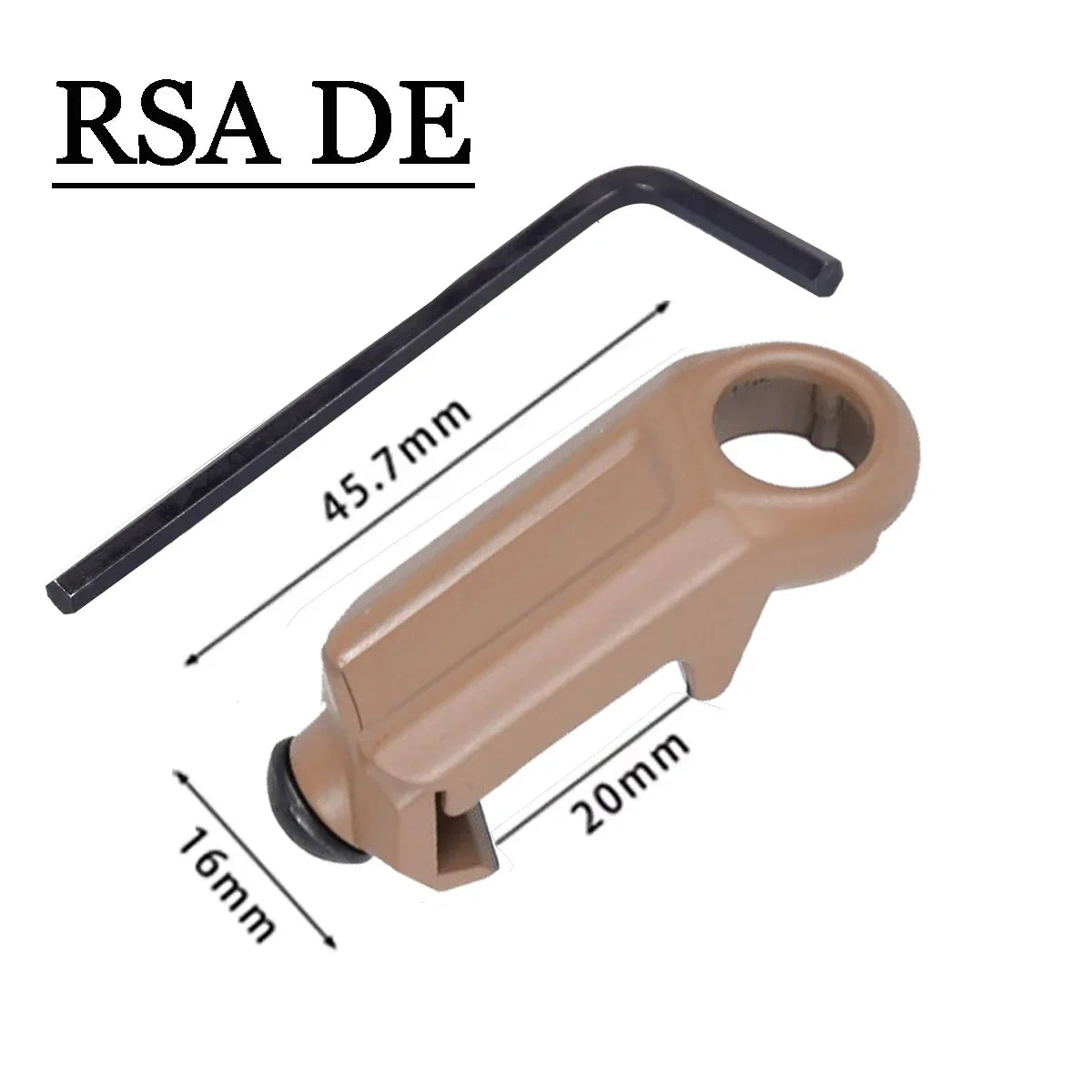 Tactical GBB RSA Sling Swivel QD Adapter Mlok KeyMod 20mm Pictinny Rail Airsoft Rifle AR15 Sling Mount Hunting Gun Accessories