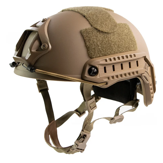 FAST Tactical Helmet Lightweight CE Certified ABS Explosion Proof Adjustable Knob Suspension Airsoft MH Helmet