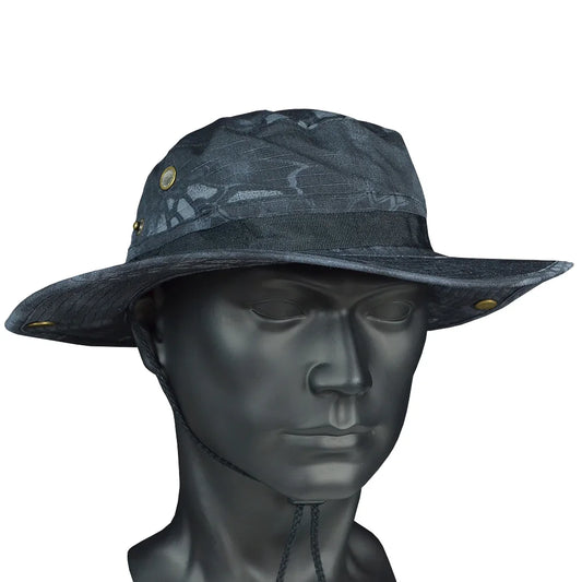 Tactical Airsoft  Sniper Camouflage Boonie Hats Nepalese Cap Militares Army Mens American Military Accessories A-tacs FG