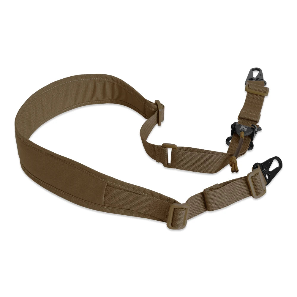 KRYDEX Tactical 2 Point Rifle Sling Hunting Gun Slingster Shoulder Strap Quick Pull Ranger Green Airsoft Hunting Accessories