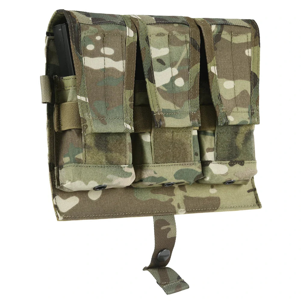 Triple Magazine Pouch Tactical Vest Front Panel MOLLE JPC AVS 6094 Hunting Vest-0