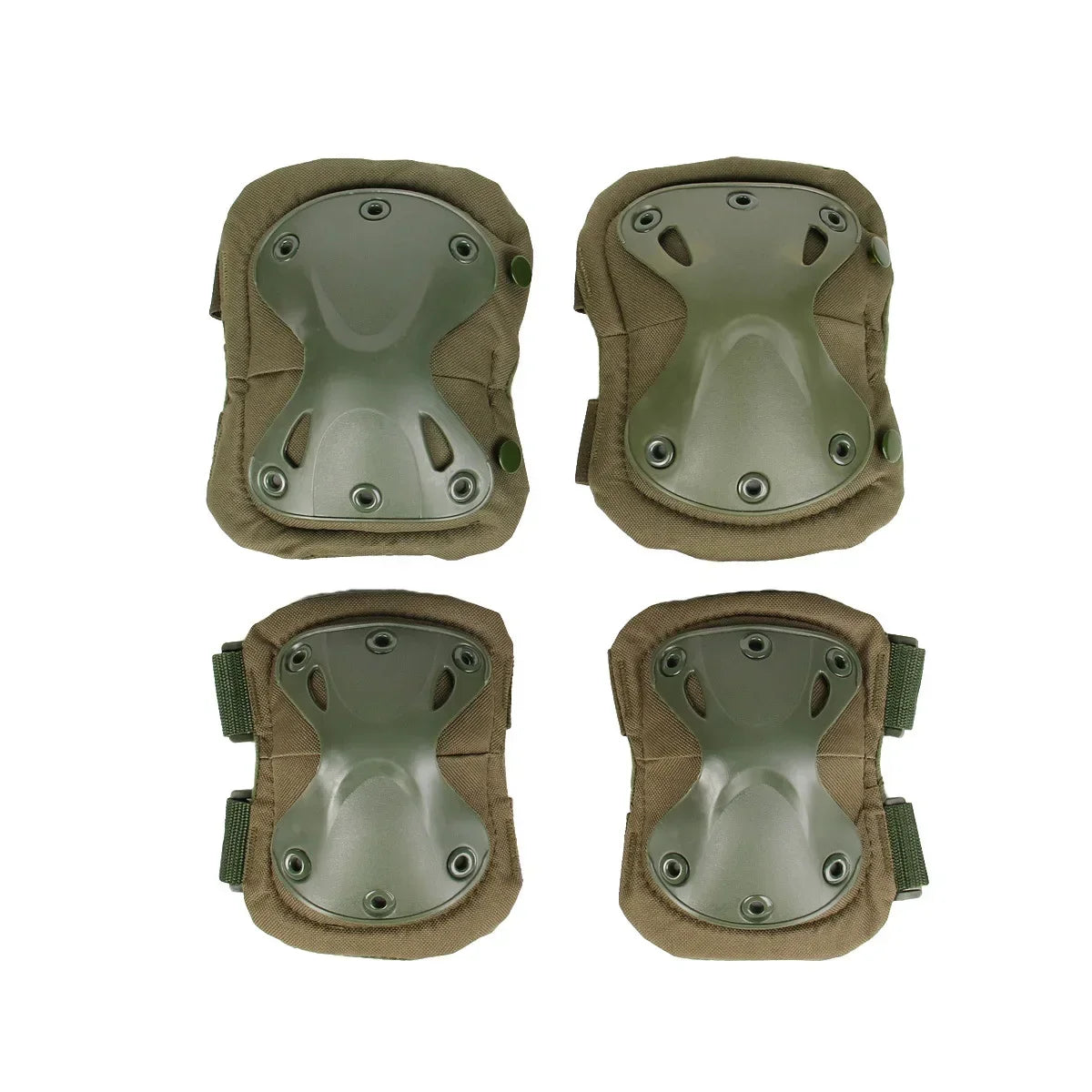 Knee and Elbow Protective Pads for Outdoor Sports (Hunting, Airsoft, Military Tactical) - Safety Gear Support