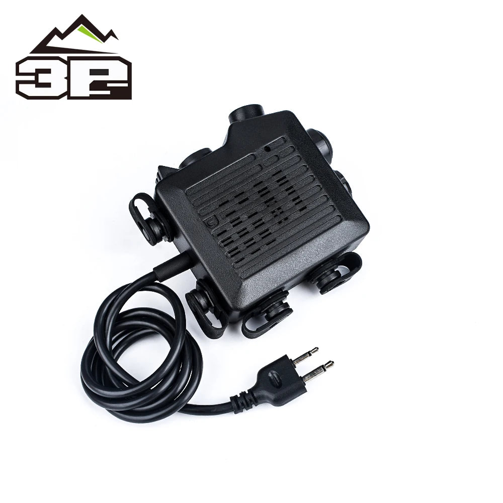 Airsoft Tactical SELEX TACMIC CT5 PTT Headset 2 Button Hunting Walkie Talkie Military Ptt  Kenwood Motorola Phone Icom