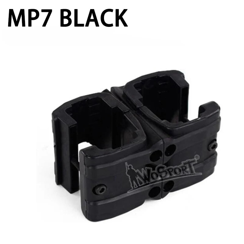 Gun Rifle Charger Magazine Mag Coupler Clip Mag-Link Connector For AK 47 74 MP5 AR 15 M4A1 MP7 5.56MM Airsoft Hunting Accessory
