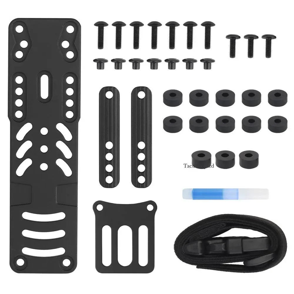 New Tactical RHP Rigid Holster Platform Modular Holster Adapter Adjustable Drop Strap Hunting Airsoft Training Belt Accessories