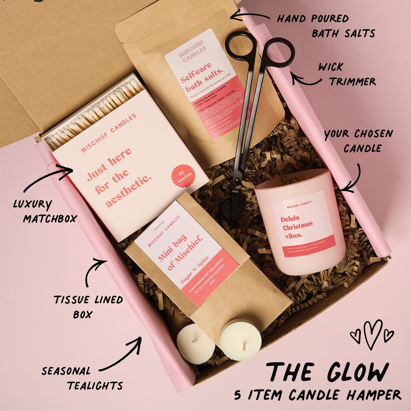 Aesthetic Christmas Candle Gift Delulu Christmas Vibes