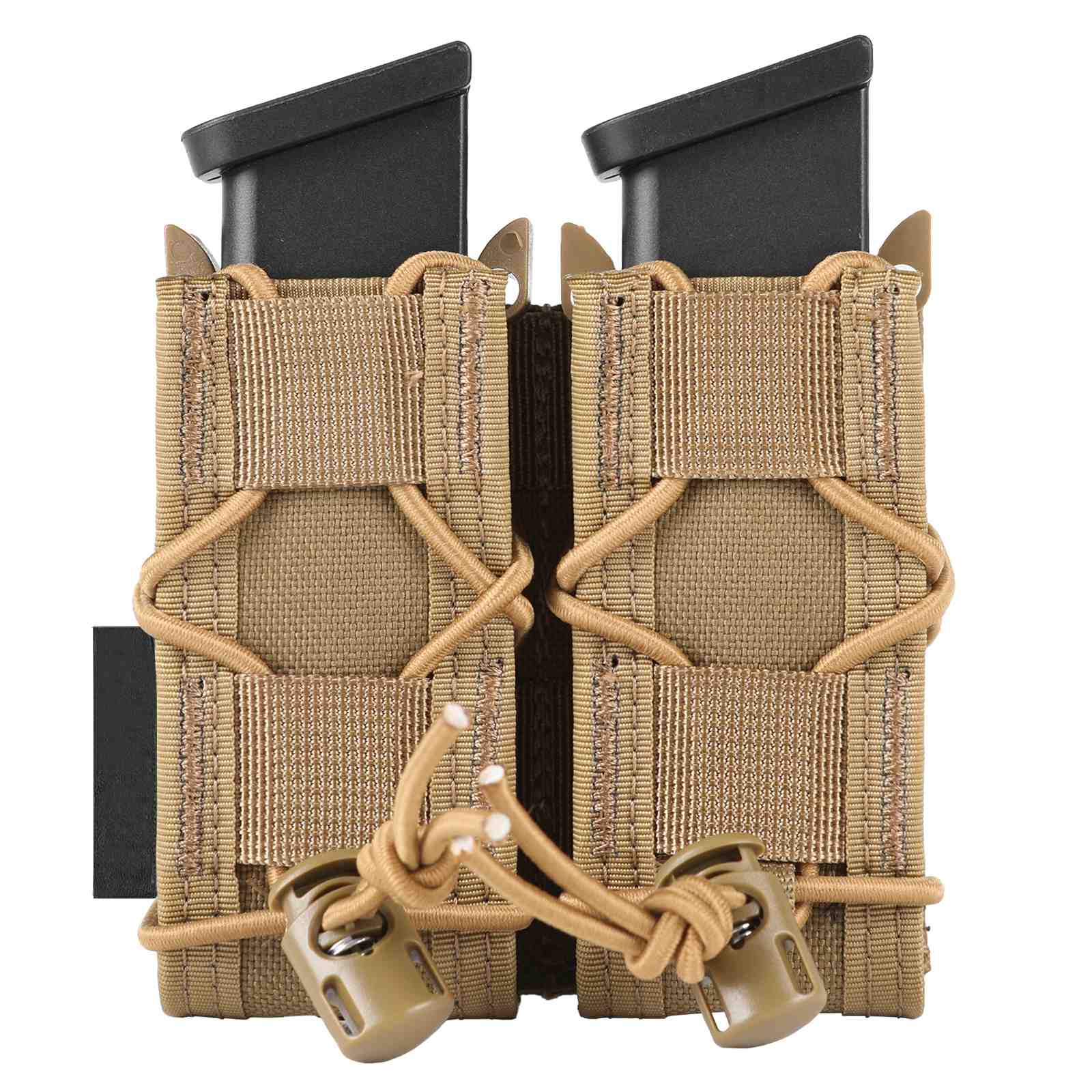 Votagoo Molle Mag Pouch 9mm/.40 Caliber Single/Dual Stack Adjustable Mag Pouch-4