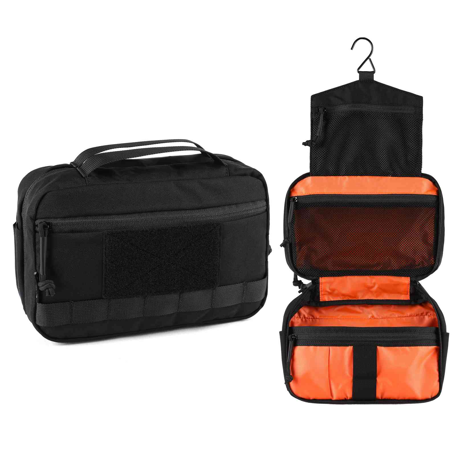 Votagoo Large Capacity Hanging Toiletry Bag Waterproof Makeup Cosmetic Bag Portable Travel Organizer-5