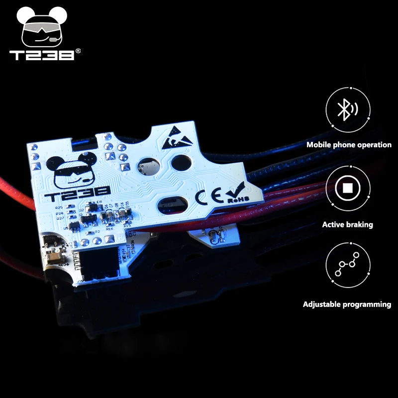 T238 V2.0 Mosfet Moudle Bluetooth Version Optical Sennor Digital Trigger Unit App Programming for Airsoft Gel Ball Gearbox V2