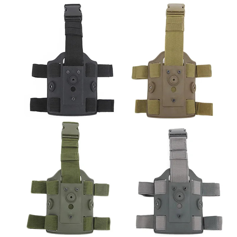 Tactical Drop Leg Thigh Gun Holster For GL 17 Airsoft Pistol Holster Platform Hunting Accessories With Gear