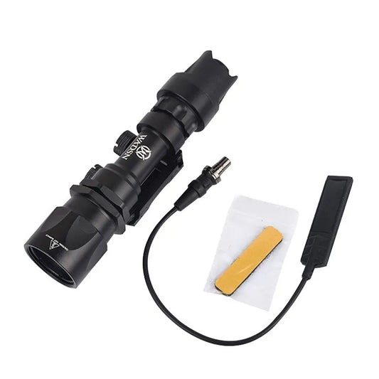 WADSN M951 Metal Tactical Flashlight Airsoft Weapon Accessory Light 600lm Hunting With Pressure Switch Fit 20mm Picatinny Rail