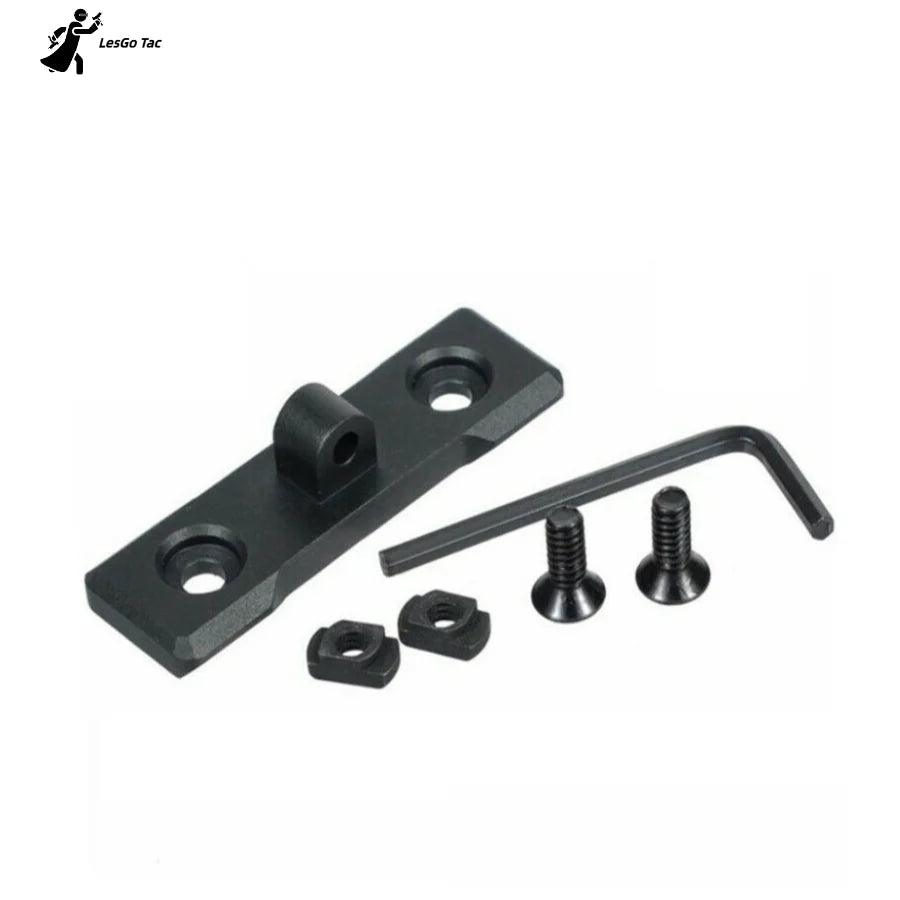 LesGo Tactical MLOK Keymod Bipod Mount Handguard Adapter Low Profile AR15 Rifle Accessory Bipods Picatinny Rail