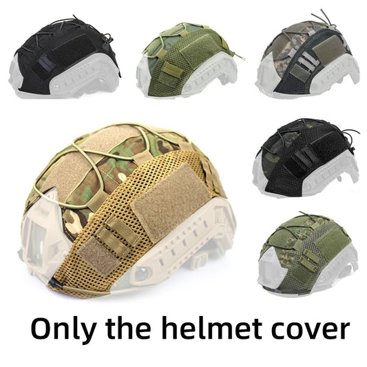 1PCS Tactical Helmet Cover for Fast MH PJ BJ Helmet Airsoft Paintball Army Helmet Cover Military Accessories Helmet protectors