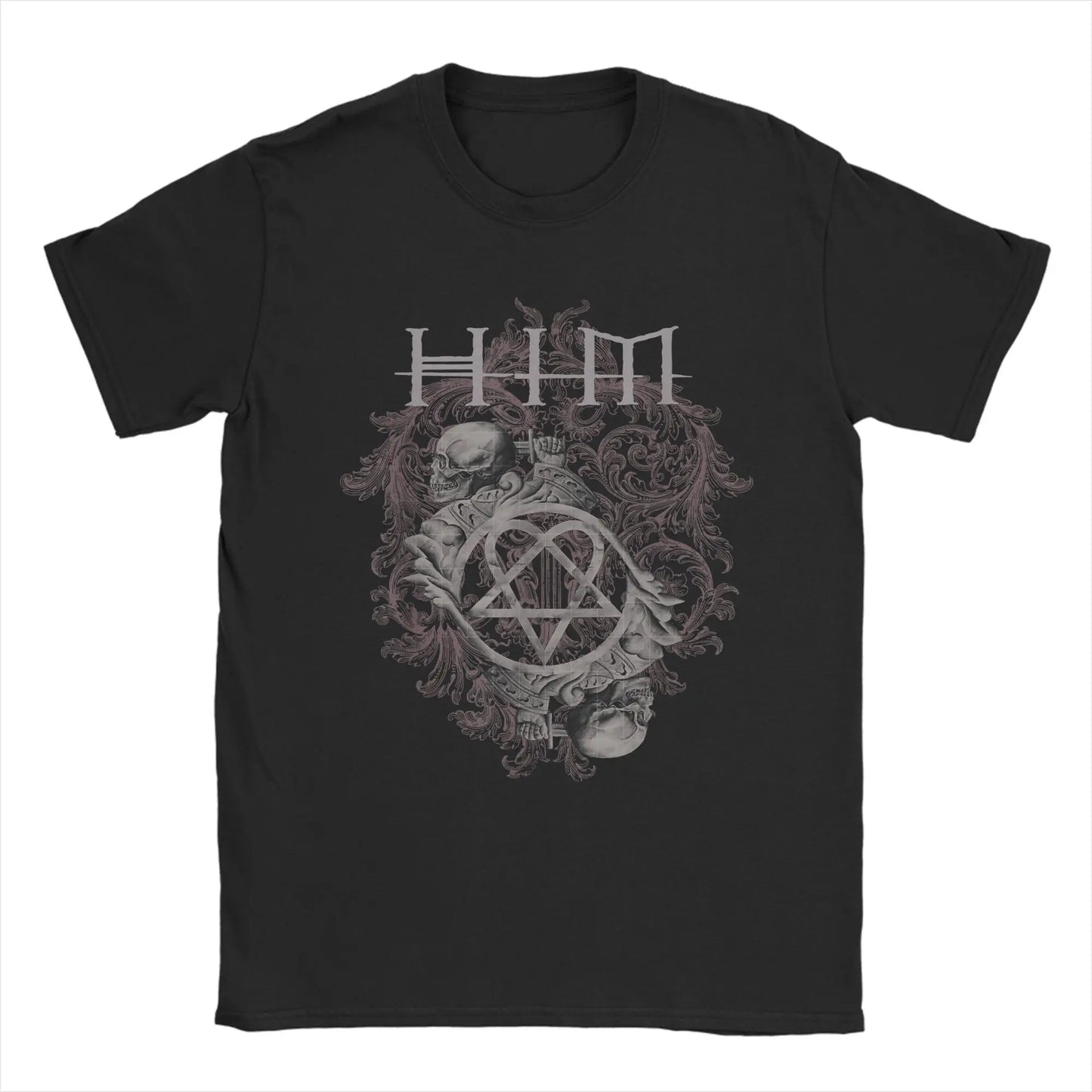 Harajuku T Shirt Him Band Ville Valo Omate Cotton T Shirts  Hippie Tshirt for Adult Summer Y2K Fun Casual Short Sleeve Clothing