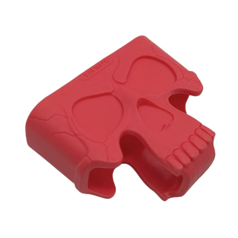5.56 7.62 Skull Rubber Magazine Assist Cage Loop Pouch Mag Fast Tactical Pull For M4 AK AR15 Hunting Shooting Airsoft Accessory