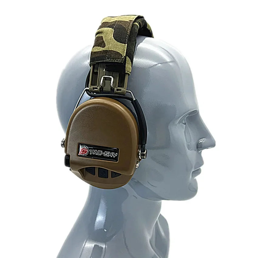 TAC-SKY Tactical SORDIN Headset IPSC Version Noise Reduction Electronic Muffs Airsoft Shooting Hunting Tactical Headphones