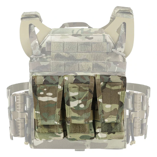 Triple Magazine Pouch Tactical Vest Front Panel MOLLE JPC AVS 6094 Hunting Vest-1