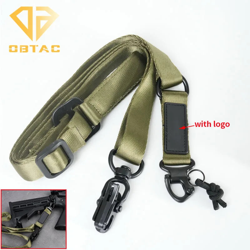 MS2 MS3 MS4 Airsoft Tactical Rifle Sling 2 Point Quick Detach Nylon Adjustable Strap Fit Outdoor Shooting Hunting Accessories