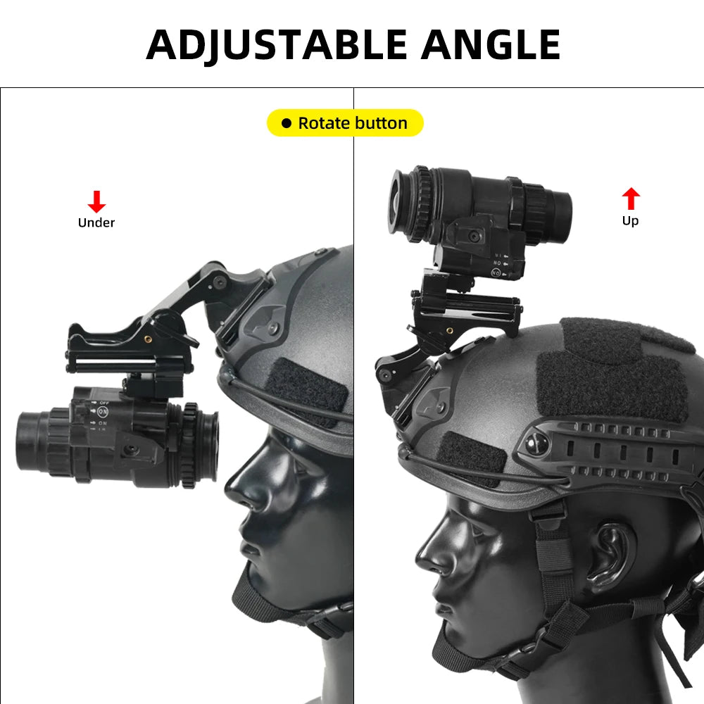 BOOIU New PVS14 Mount - Pre-Drilled Threads for Easy Install | Tactical, Airsoft & Paintball