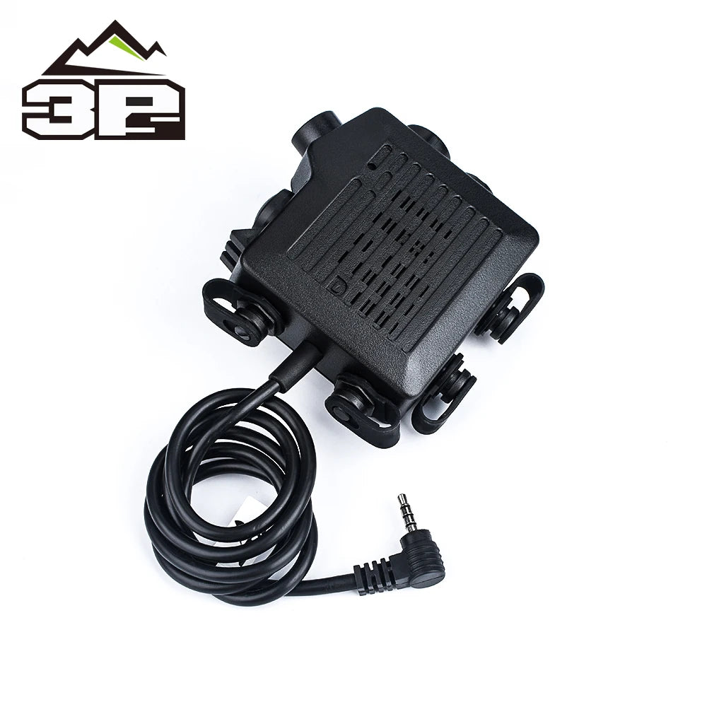 Airsoft Tactical SELEX TACMIC CT5 PTT Headset 2 Button Hunting Walkie Talkie Military Ptt  Kenwood Motorola Phone Icom