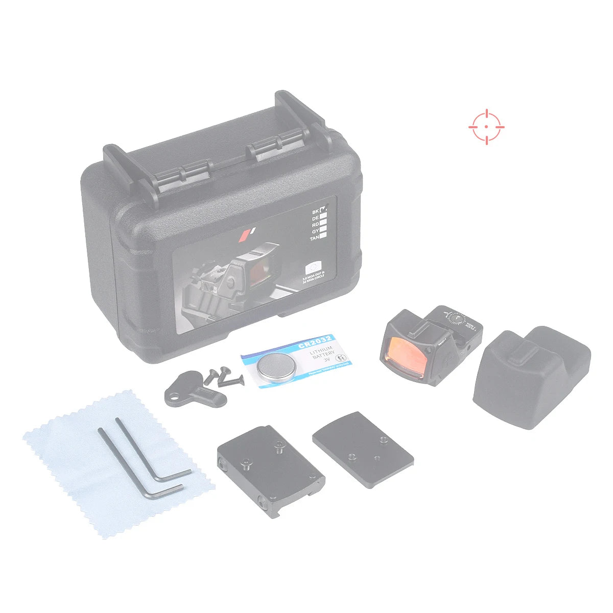 Tacticial RM 20mm Picatinny Rail Raise Mount RM HD Red Dot Quick Release Lower 1.3 inch Base Hunting Airsoft Accessories