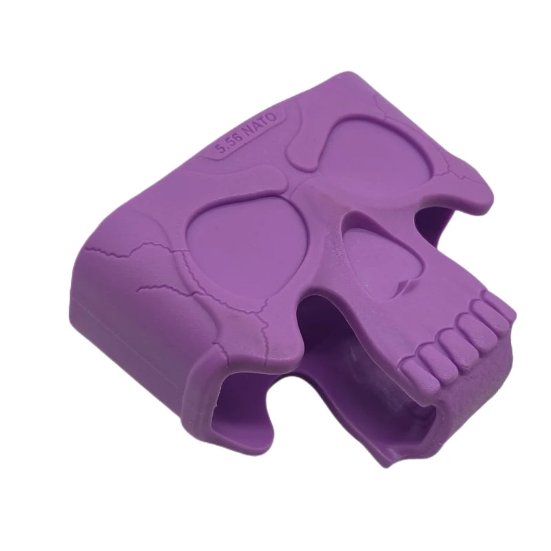 5.56 7.62 Skull Rubber Magazine Assist Cage Loop Pouch Mag Fast Tactical Pull For M4 AK AR15 Hunting Shooting Airsoft Accessory