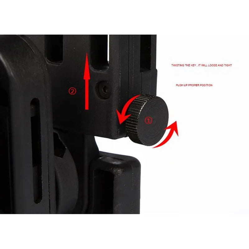 Universal Airsoft Gun Holster, Holster for IPSC, Competition Shooting Right, GR, USPSA, IDPA,