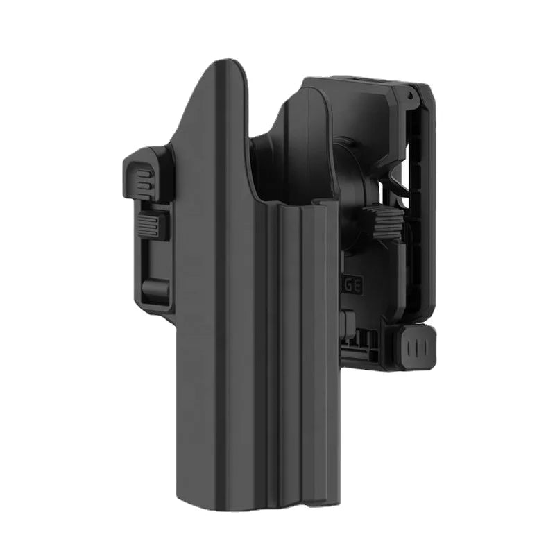 TEGE Universal Polymer IPSC Holster 360 Degree Rotate Low Ride Paddle OWB Holster for Glock 19 17 45 Beretta Apx Walther CZ P07