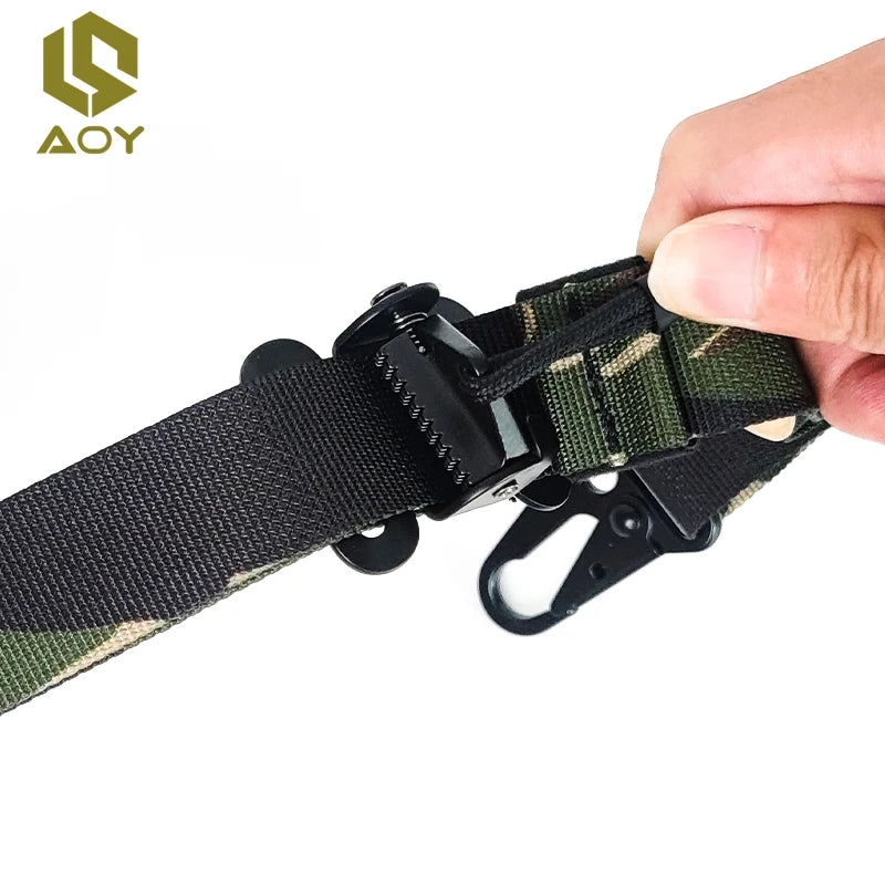 Tactical GEAR Rifle Multifunctional Sling Strap Removable Modular 2/1 Point Sling Padded Airsoft AR15 Hunting Weapo Accessories