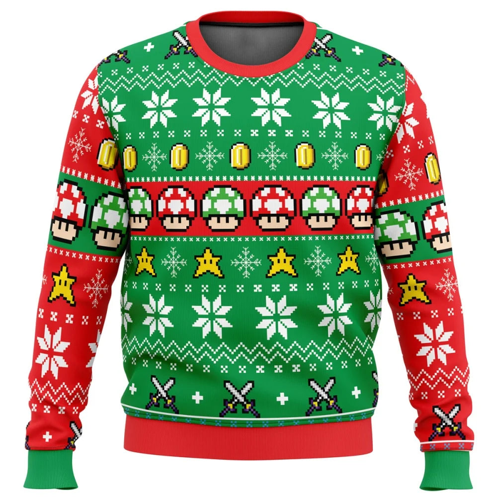 Christmas Sweater Gift Santa Claus Pullover For Men 3D Sweatshirt Top Selling Autumn and Winter Clothing Kart Ugly 2024 New Year