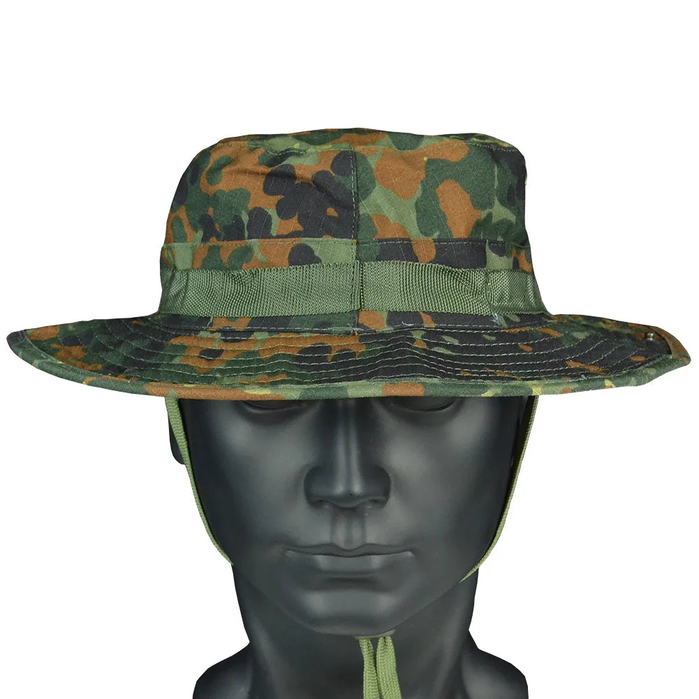 Tactical Airsoft  Sniper Camouflage Boonie Hats Nepalese Cap Militares Army Mens American Military Accessories A-tacs FG
