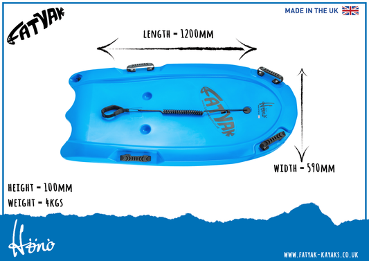 Hönö Bodyboard | Plastic Neutral | Blue | Wave Ready