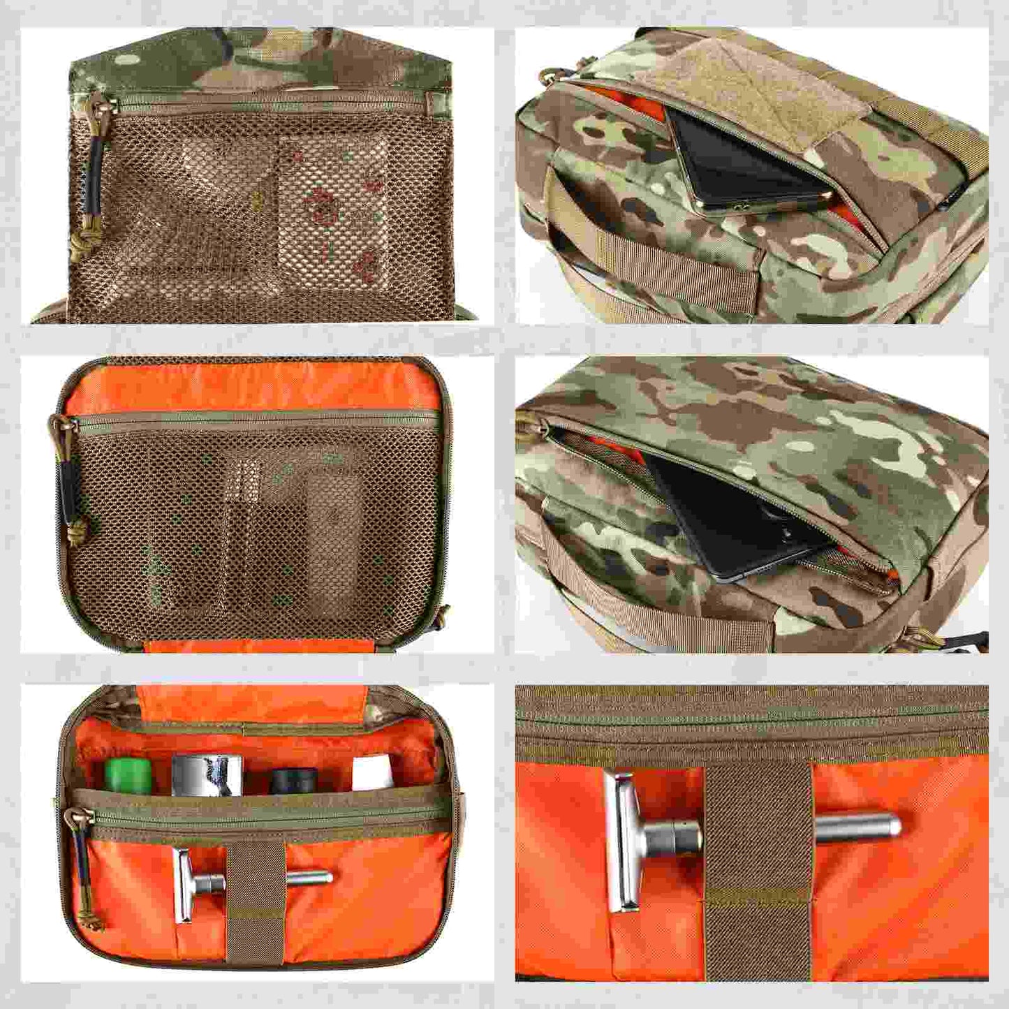 Votagoo Large Capacity Hanging Toiletry Bag Waterproof Makeup Cosmetic Bag Portable Travel Organizer-3