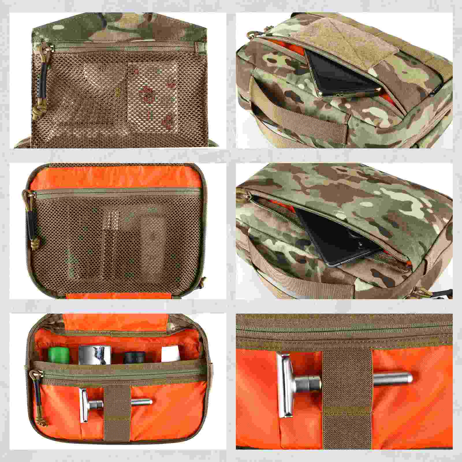 Votagoo Large Capacity Hanging Toiletry Bag Waterproof Makeup Cosmetic Bag Portable Travel Organizer-3