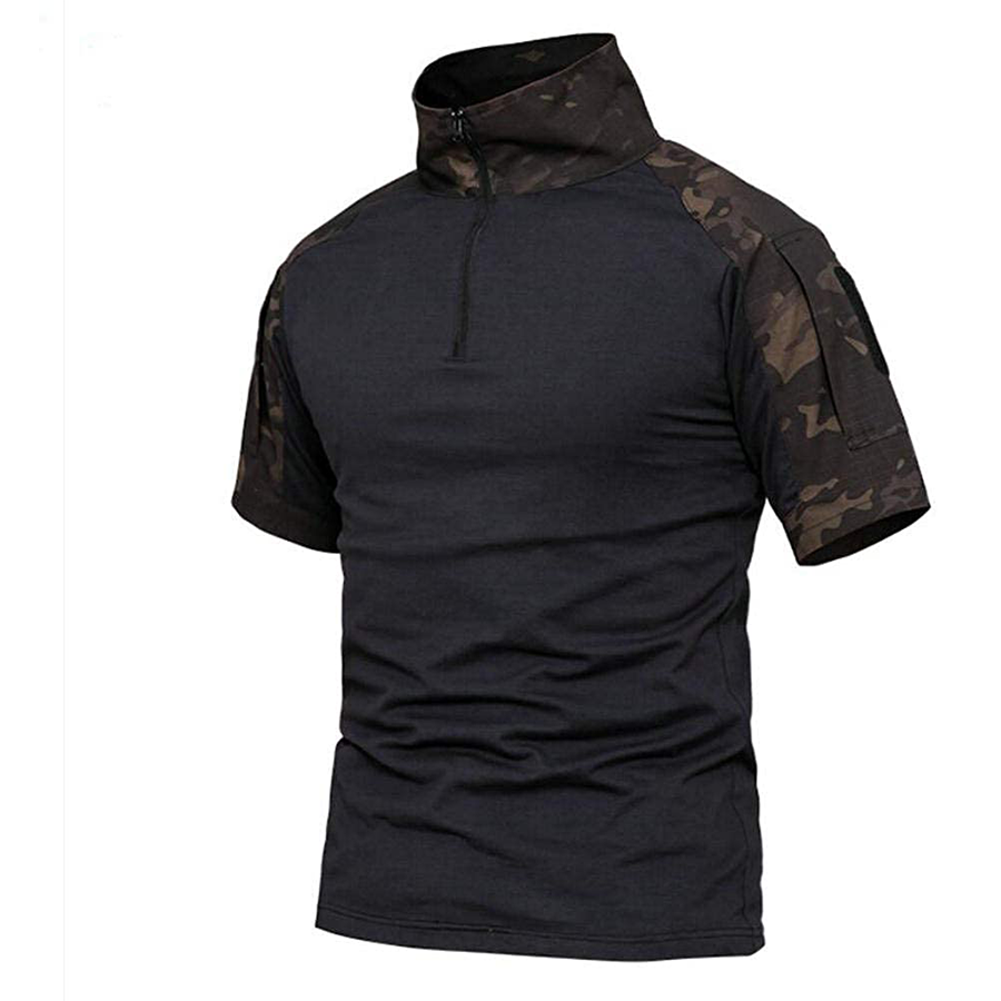 Men's Comfortable Breathable Summer Combat T-shirt-3