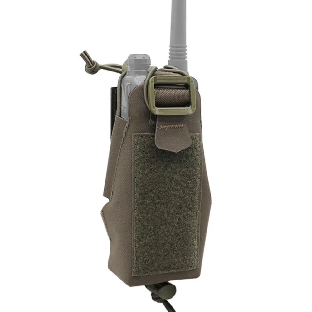 Tactical Gridlok Radio Pouch BAOFENG/POFUNG UV5R UV82 Walkie Talkie Bag Molle Intercom Pouch For Hunting Airsoft