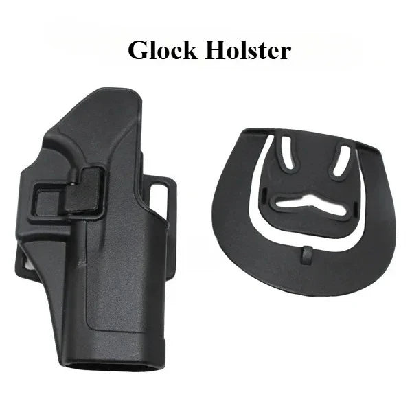 2025 New Tactical Vest Hanging Chest Gun Holster For Glock 17 19 Airsoft Belt Holster General Pistol