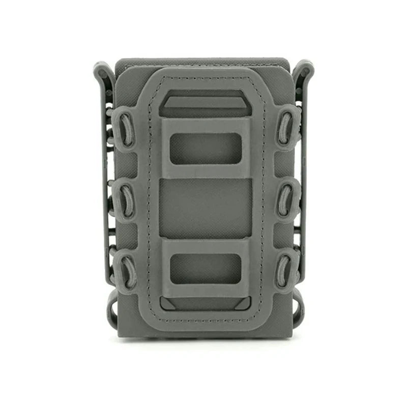 Hunting 5.56 7.62 9mm Magazine Pouch Molle Scorpion Fast Mag Quick Release AR15 Mag Holster Case Box with Molle Waist Belt Clip