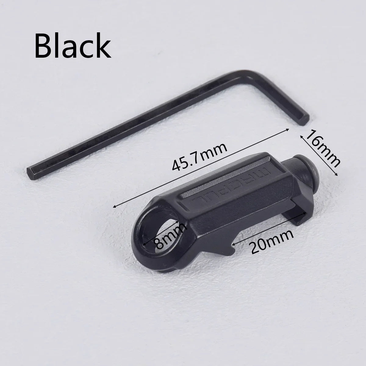 Tactical RSA GBB Buckle QD Swivel Sling Mlok Scope Mount Attachment Adapter Pictinny Rail Hunting Airsoft Rifle Accessories