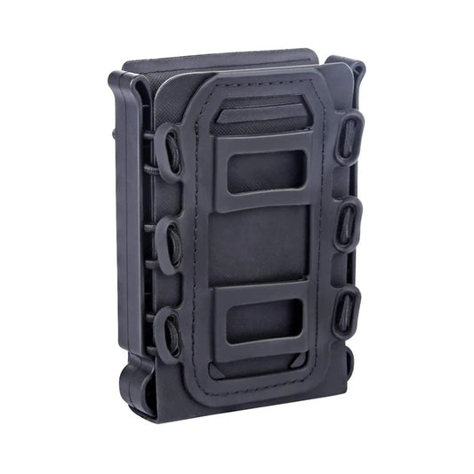 Hunting 5.56 7.62 9mm Magazine Pouch Molle Scorpion Fast Mag Quick Release AR15 Mag Holster Case Box with Molle Waist Belt Clip