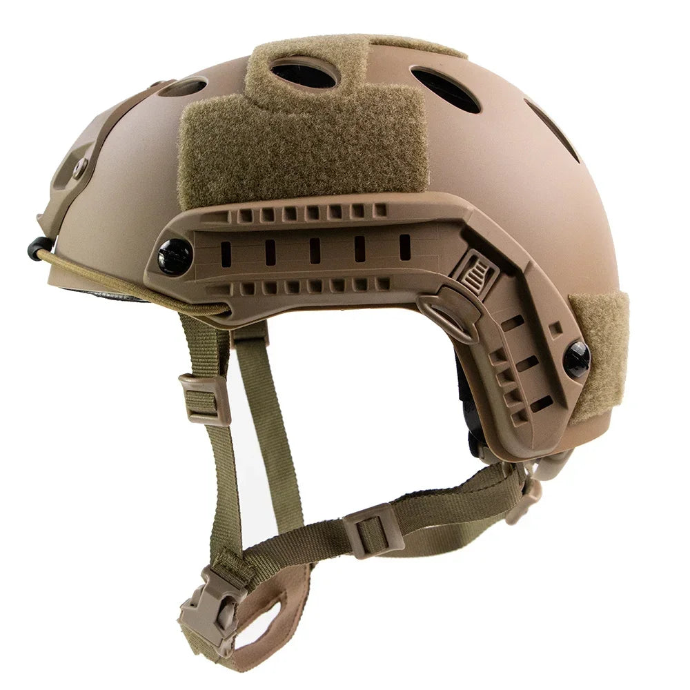 BOOIU FAST Helmet MH PJ BJ Airsoft TacticsHelmets ABS Outdoor CS Paintball Shooting Game Protective Equipment
